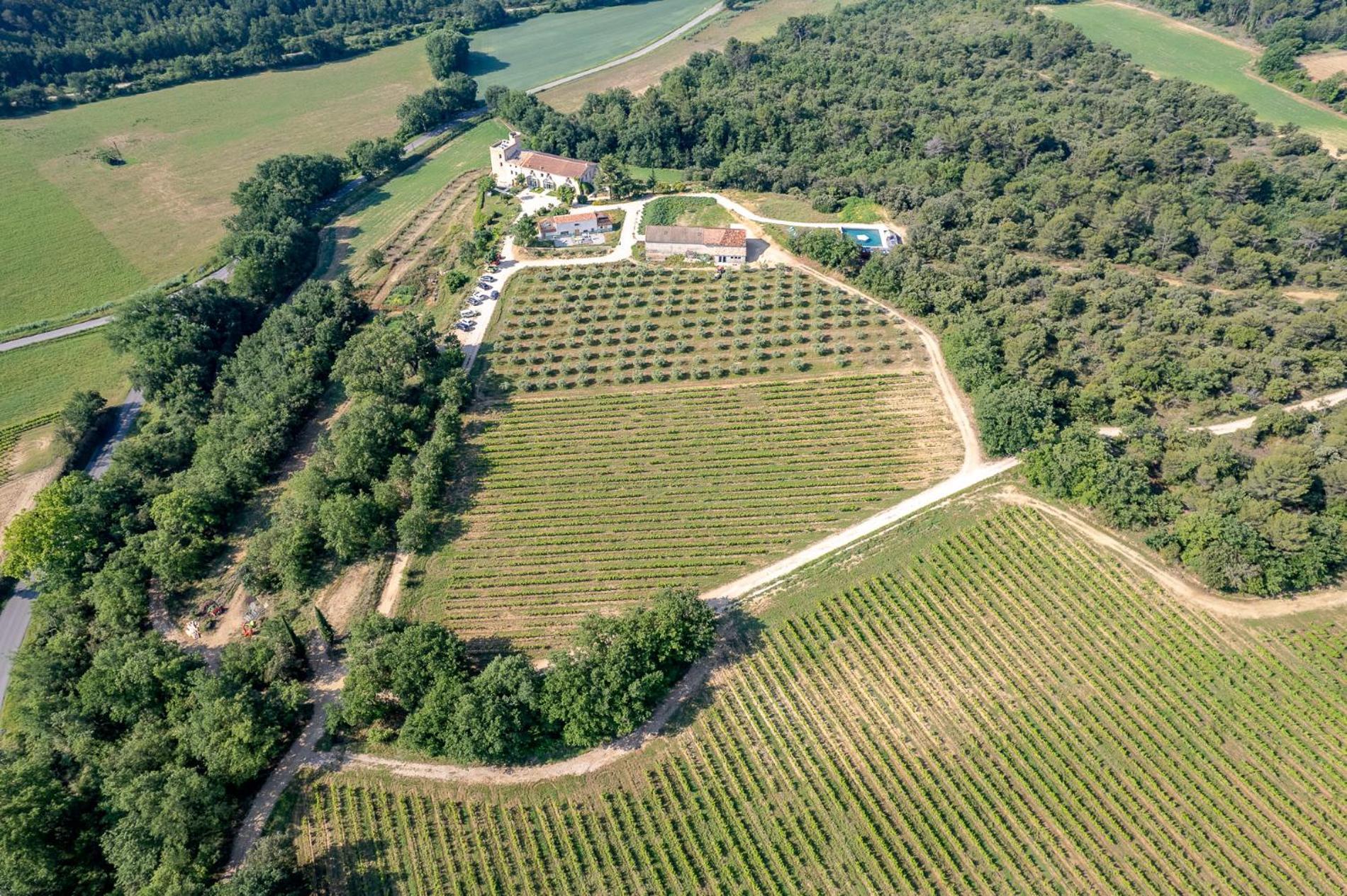 Villelaure Domaine La Ferme Hi Bride Bed & Breakfast エクステリア 写真