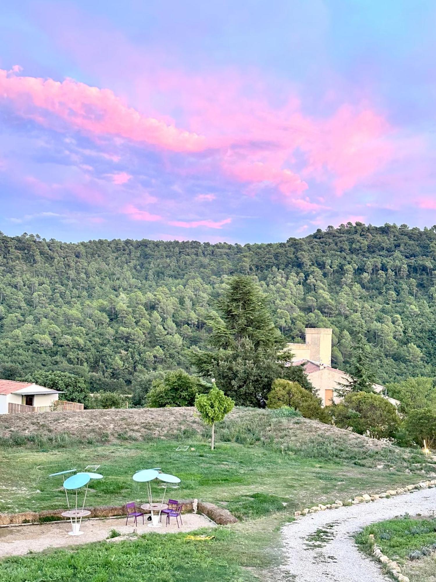 Villelaure Domaine La Ferme Hi Bride Bed & Breakfast エクステリア 写真